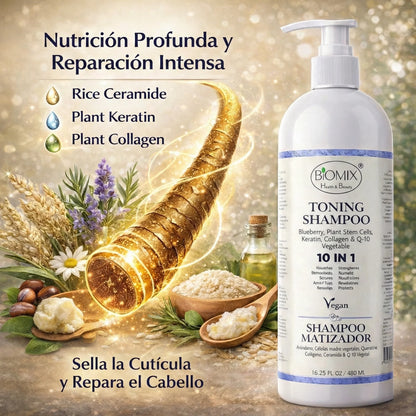 Shampoo Matizador 10 en 1 | 480ml