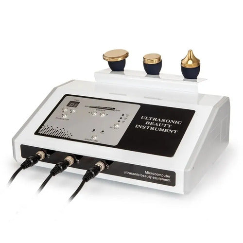 Ultrasonido Facial Profesional 1 MHz Cosmético 3 Cabezales —