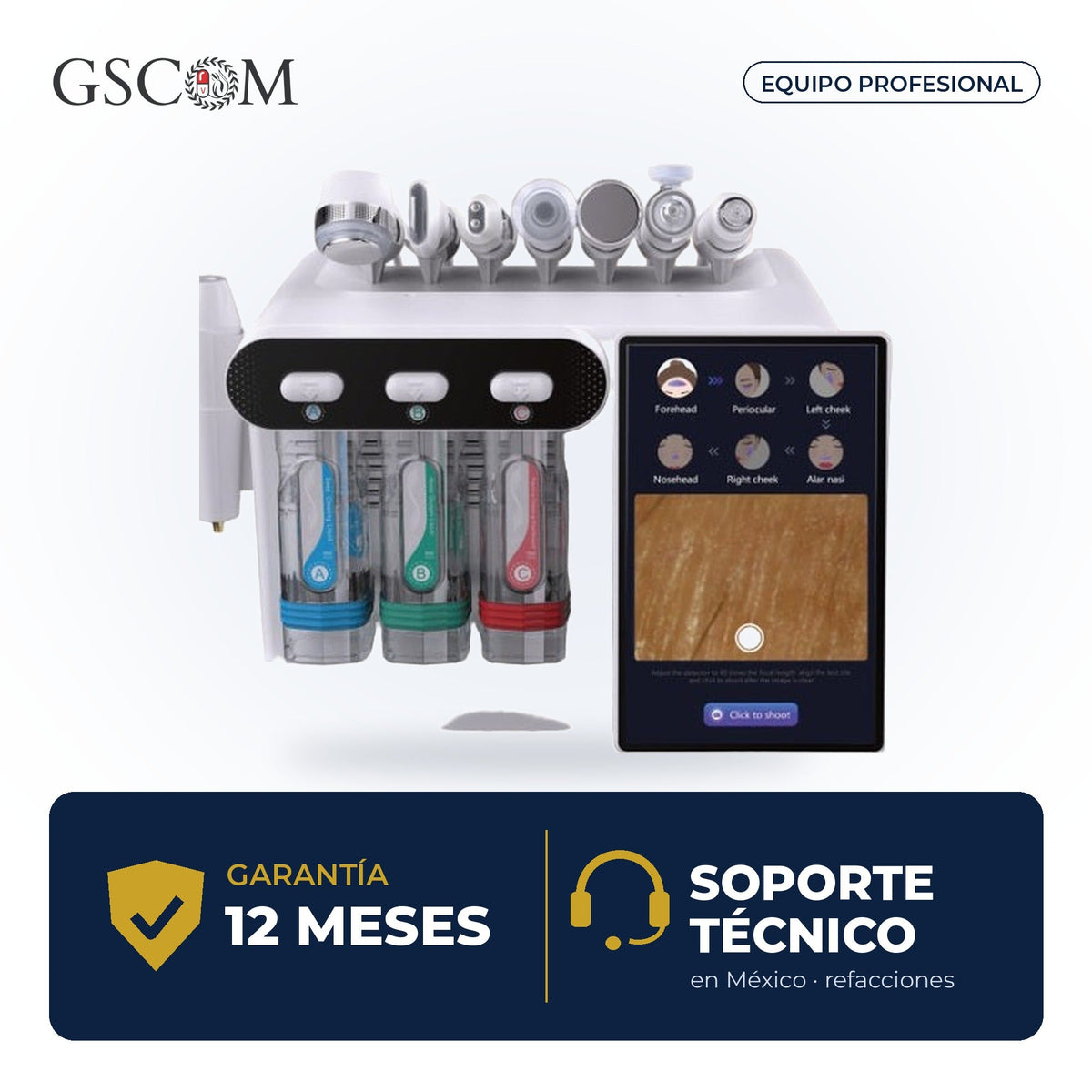 Garantía y soporte técnico GSCOM — 12 meses