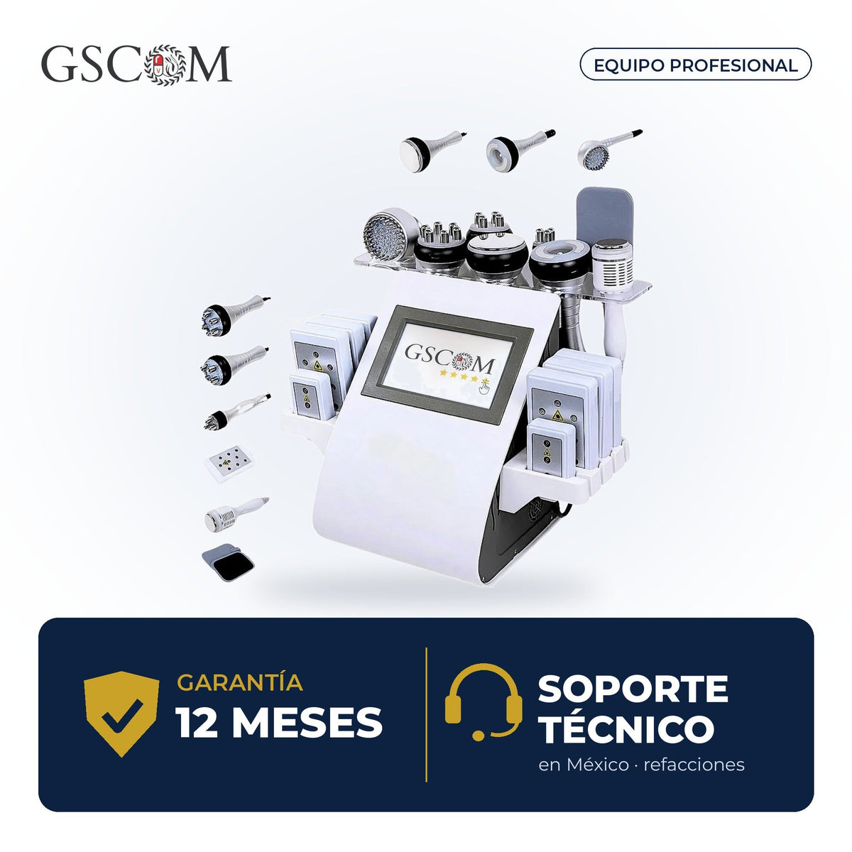 Garantía y soporte técnico GSCOM — 12 meses