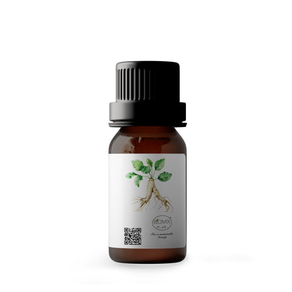 Aceite Esencial de Raíz de Ginseng Grado Alimenticio – Terapéutico 100% Puro , Elixir comestible Exclusivo y Selecto 5 Ml