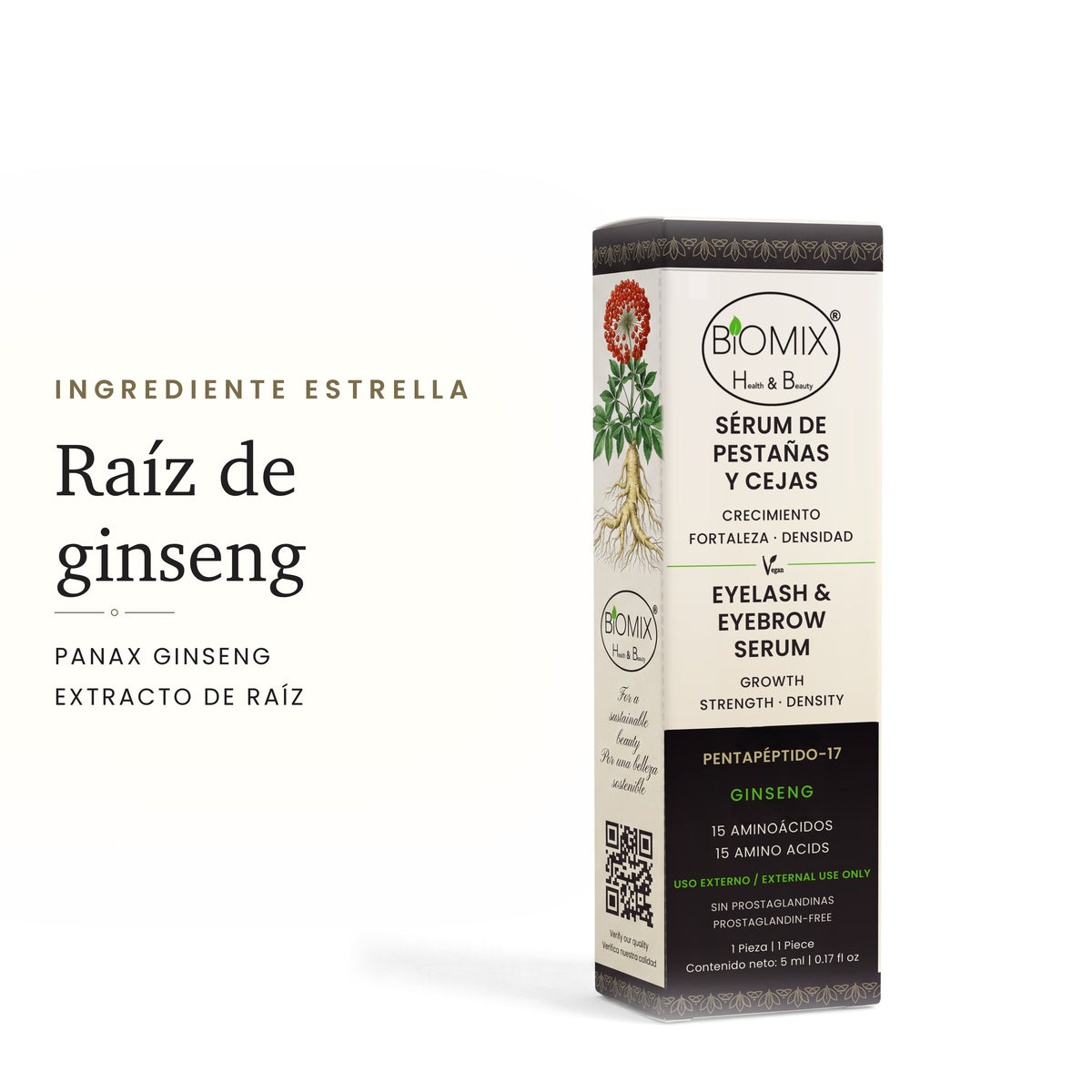 Ingrediente estrella: raíz de ginseng