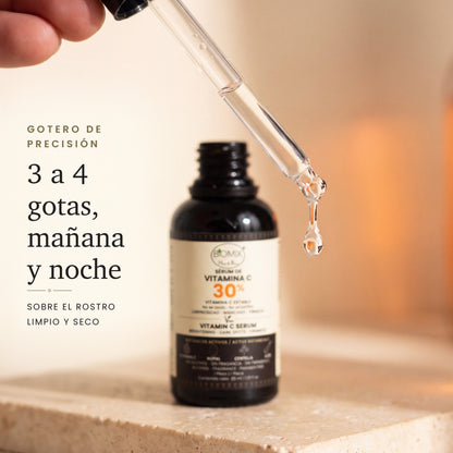 Gotero de precisión: 3 a 4 gotas, mañana y noche