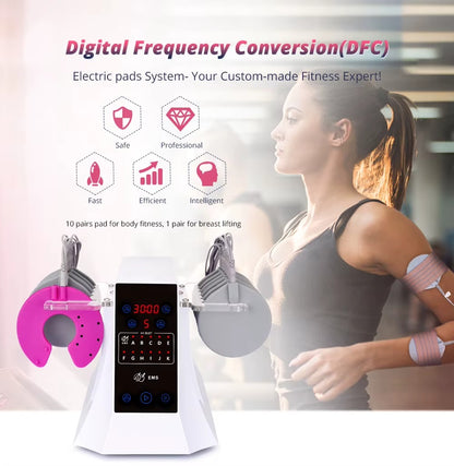 Equipo EMS Profesional Microcorriente Modelado Corporal Abdomen Brazos Glúteos Piernas Senos Reafirmante