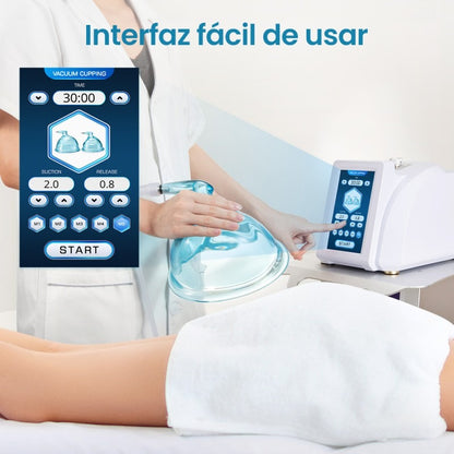 Vacumterapia Pro con Aval COFEPRIS con 5 Modos y Pantalla Táctil - Realzador Profesional de Glúteos —