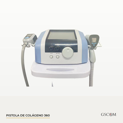 Pistola de Colágeno 360 — Radiofrecuencia Monopolar 6 MHz + Ultrasonido | Lifting Facial y Corporal