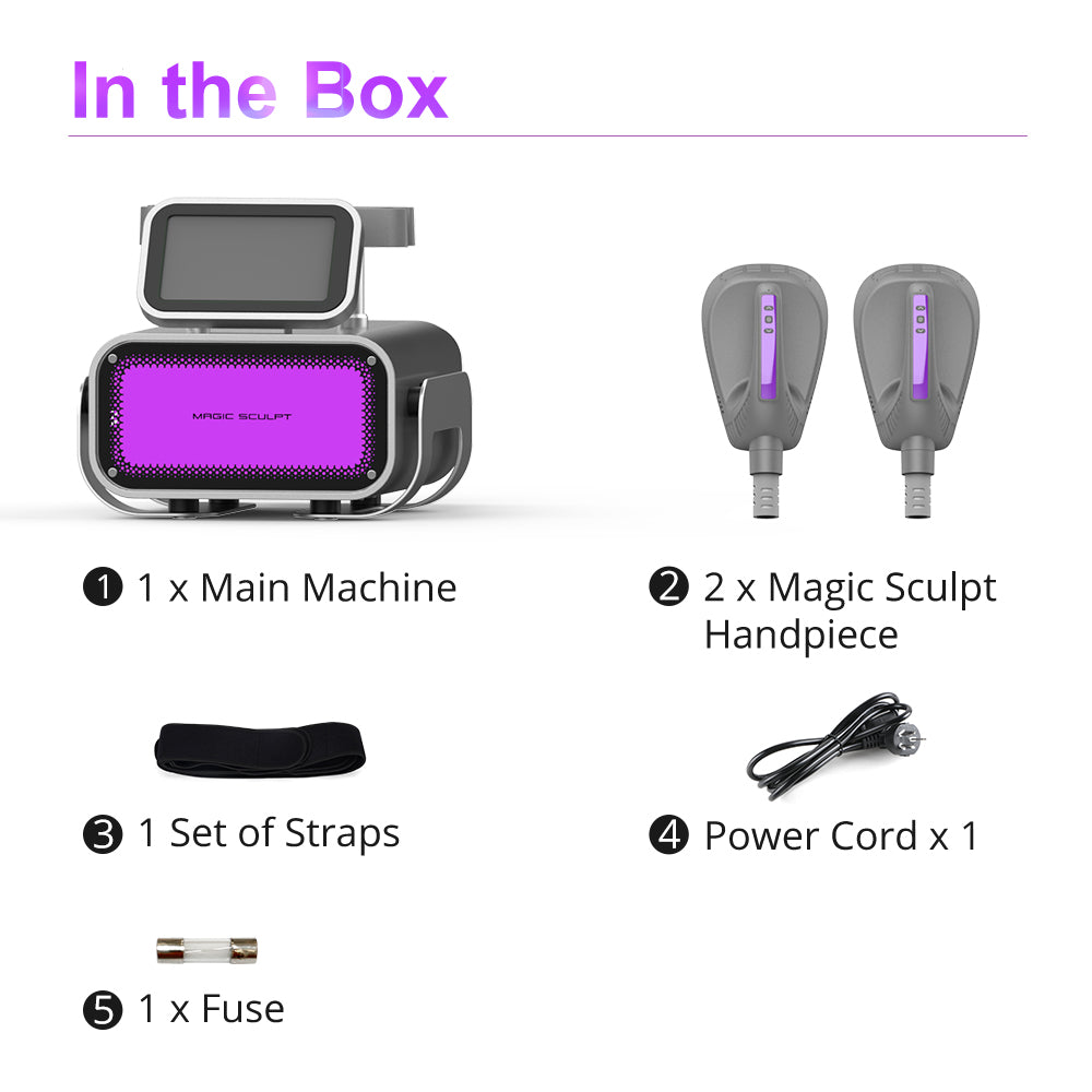 Equipo Profesional de Tonificación Muscular, Lifting Corporal y Reducción de Grasa | Tecnología EMT 6 Teslas, Gimnasia Pasiva.