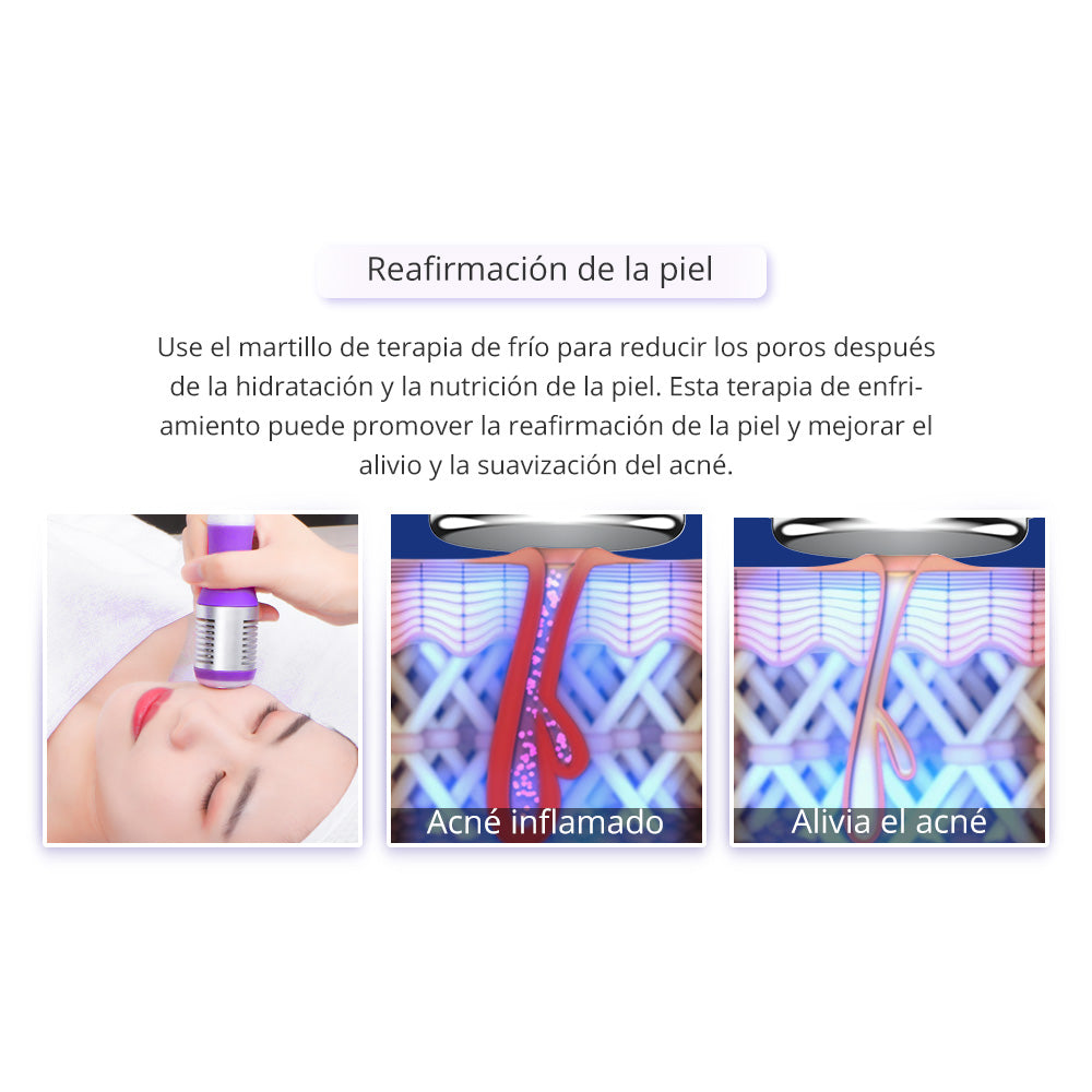 Equipo Multifuncional Radiofrecuencia 9 Funciones en 1 con Cavitación 2.0 Avanzada de 40K , Martillo, Vacum, Lipolaser 8 manerales Robustos