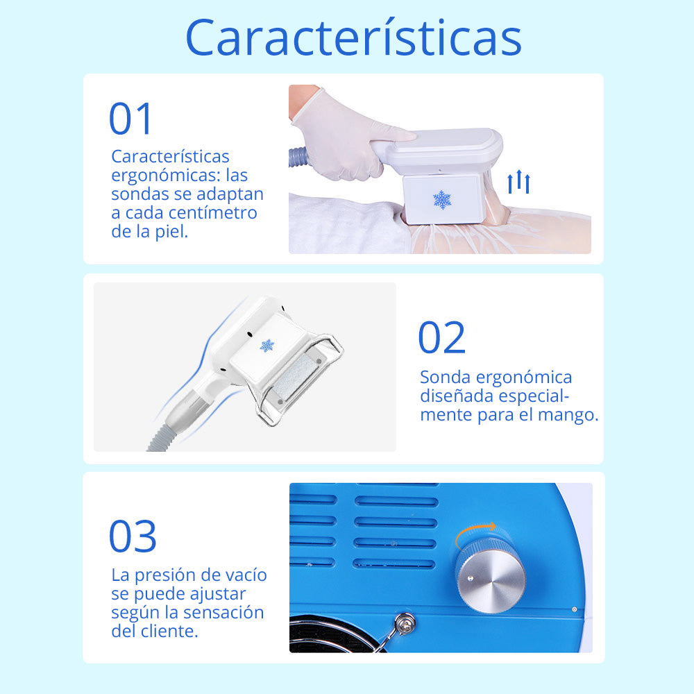 Criolipólisis Profesional 2 Cabezales – Reducción de Grasa, Modelado y Definición Corporal