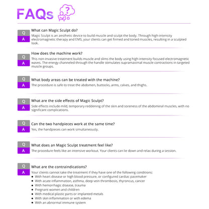 Equipo Profesional de Tonificación Muscular, Lifting Corporal y Reducción de Grasa | Tecnología EMT 6 Teslas, Gimnasia Pasiva.