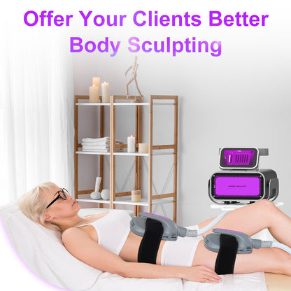 Equipo Profesional de Tonificación Muscular, Lifting Corporal y Reducción de Grasa | Tecnología EMT 6 Teslas, Gimnasia Pasiva.