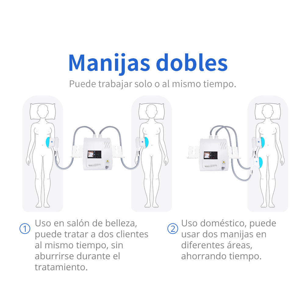 Criolipólisis Profesional 2 Cabezales – Reducción de Grasa, Modelado y Definición Corporal