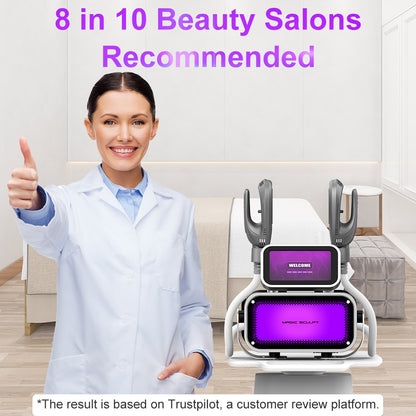 Equipo Profesional de Tonificación Muscular, Lifting Corporal y Reducción de Grasa | Tecnología EMT 6 Teslas, Gimnasia Pasiva.