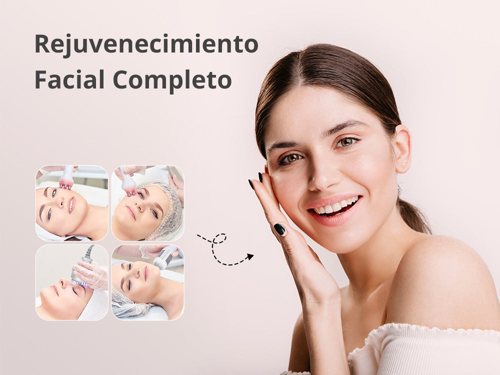 Multifuncional Radiofrecuencia Pro 9 en 1 Cavitación 40K, RF Frío/Calor, BIO+LED, Vacuum, Lipo Láser, Lifting Facial y Corporal