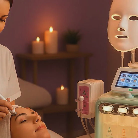 Máquina Hidrofacial 7 en 1  Limpieza Profunda, Microdermoabrasión, Radiofrecuenc — demostración en funcionamiento GSCOM