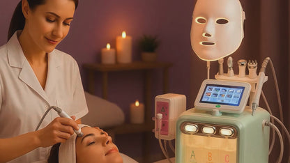 Máquina Hidrofacial 7 en 1  Limpieza Profunda, Microdermoabrasión, Radiofrecuenc — demostración en funcionamiento GSCOM