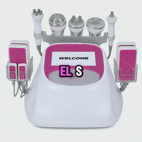 Multifuncional Radifrecuencia Pro 6 en 1 Cavitación 40K, RF Facial/Corporal, Vac — demostración en funcionamiento GSCOM