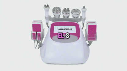 Multifuncional Radifrecuencia Pro 6 en 1 Cavitación 40K, RF Facial/Corporal, Vac — demostración en funcionamiento GSCOM