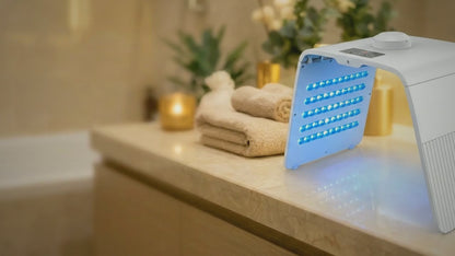 Máquina LED Fototerapia 7 Colores + Nano Spray Rejuvenecimiento Facial, Antiarrugas, Hidratación Profesional SPA, Aparat