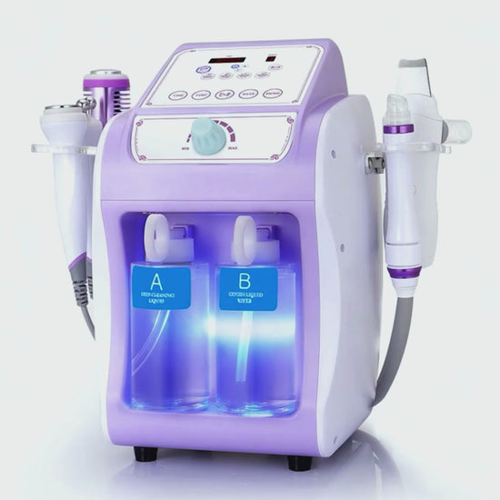 Equipo Profesional de Limpieza Facial 6 en 1  Hydrodermoabrasión, Peeling Ultras — demostración en funcionamiento GSCOM