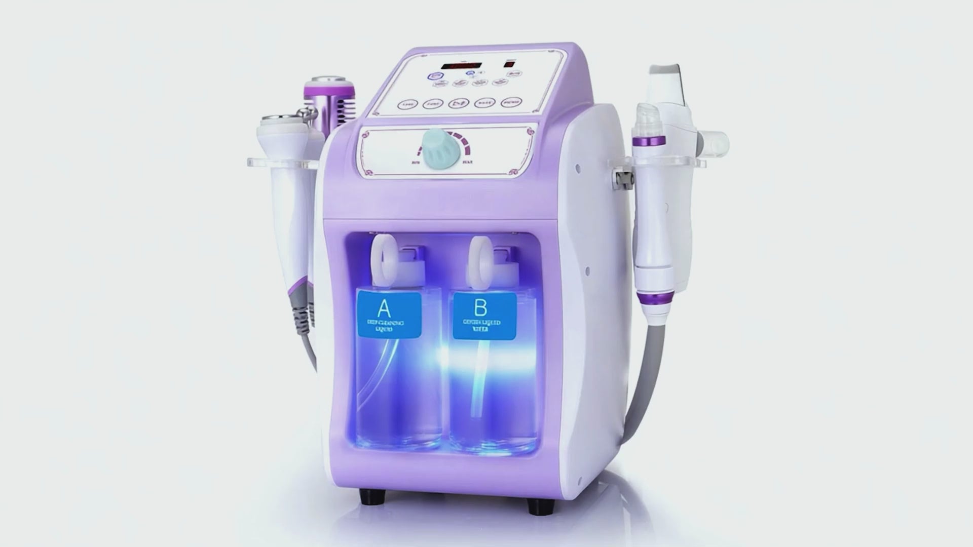 Equipo Profesional de Limpieza Facial 6 en 1  Hydrodermoabrasión, Peeling Ultras — demostración en funcionamiento GSCOM