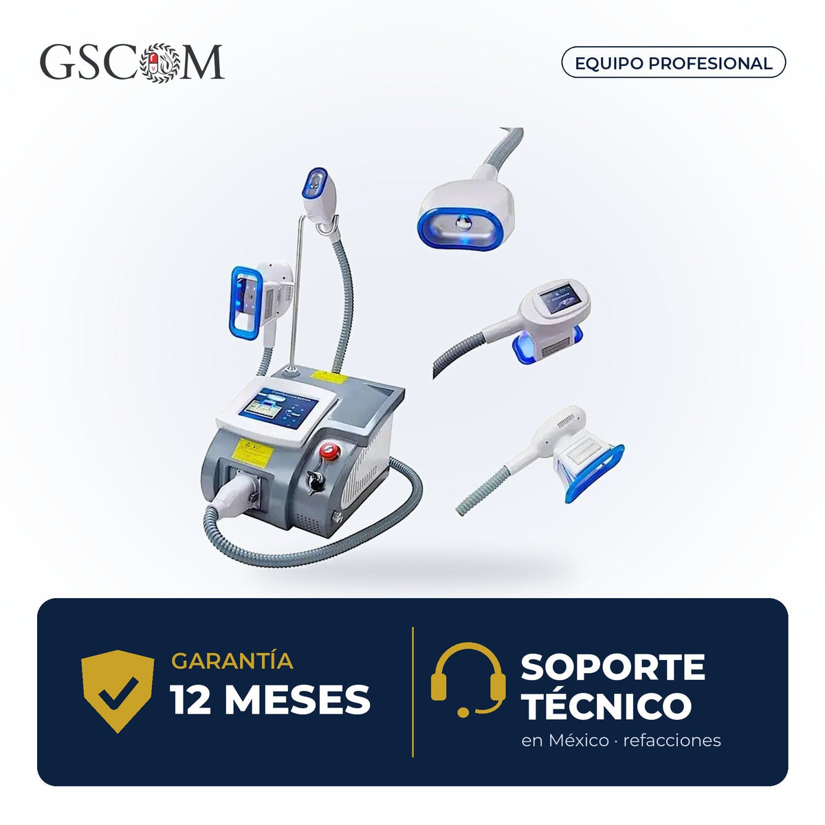 Garantía y soporte técnico GSCOM — 12 meses