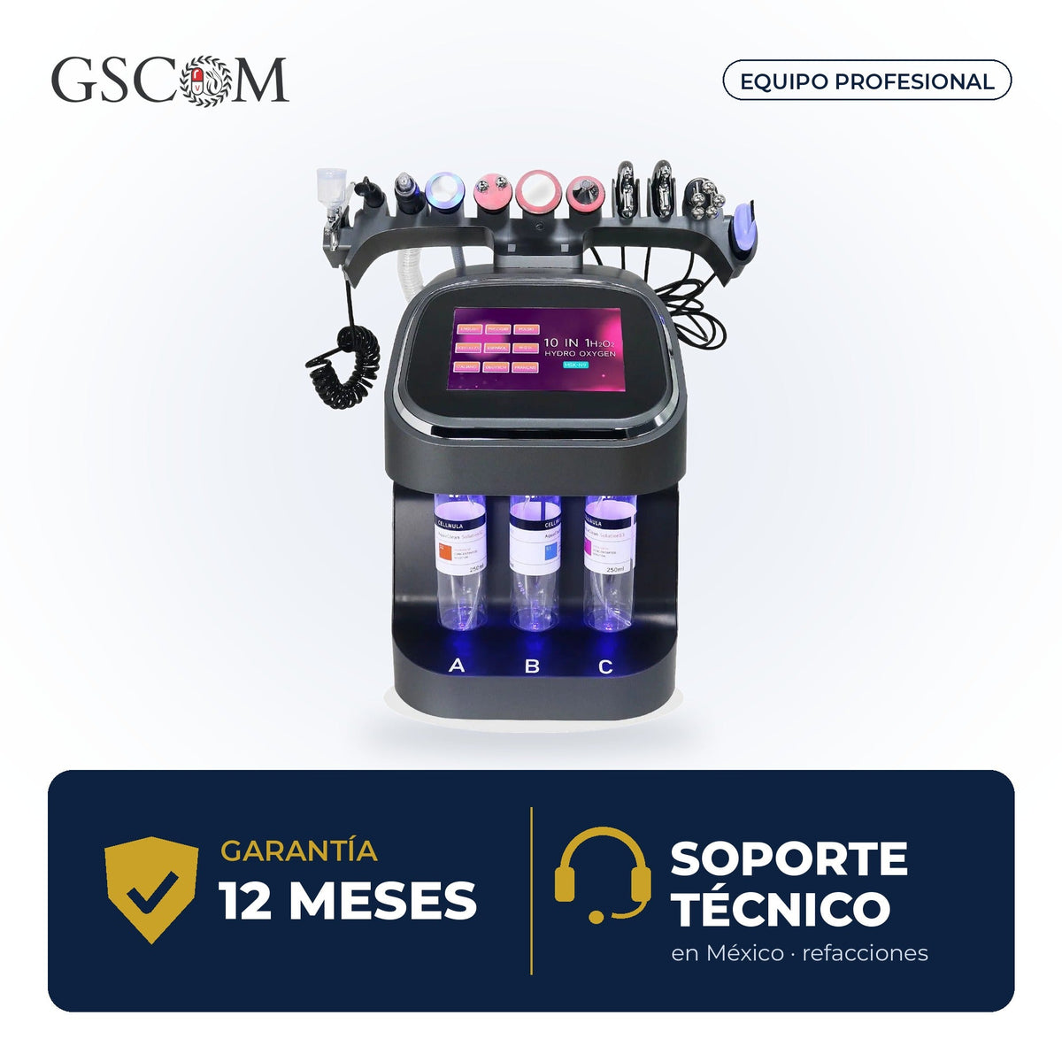 Garantía y soporte técnico GSCOM — 12 meses