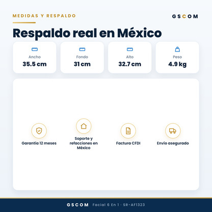 Equipo Profesional de Limpieza Facial 6 en 1 Hydrodermoabrasión, Peeling Ultrasónico, Martillo Frío-Calor, BIO, Spray Atomizador y Radiofrecuencia Facial Reafirmante · foto 9
