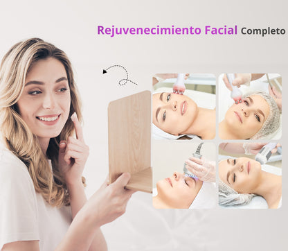 Equipo Estético 10 en 1: Radiofrecuencia Facial y Corporal, Cavitación 40K, Lipo Láser, Vacum RF, EMS, Martillo Frío/Calor, BIO y LED