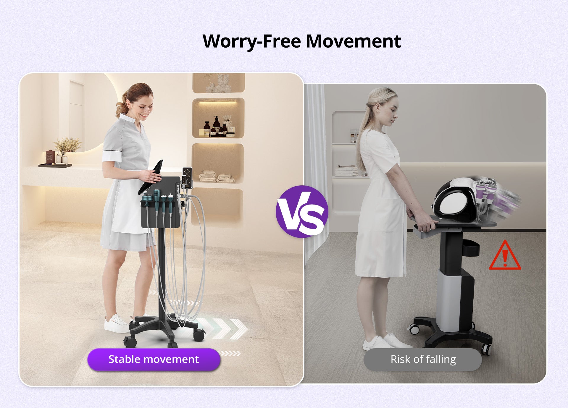 Multifuncional Estético Profesional 9 en 1 para SPA con  Cavitación 40K Avanzada, Radiofrecuencia Facial, Corporal y Ocular, Vacuum RF, LipoLaser, Martillo Frío-Calor, BIO, Fototerapia LED y Microcorriente