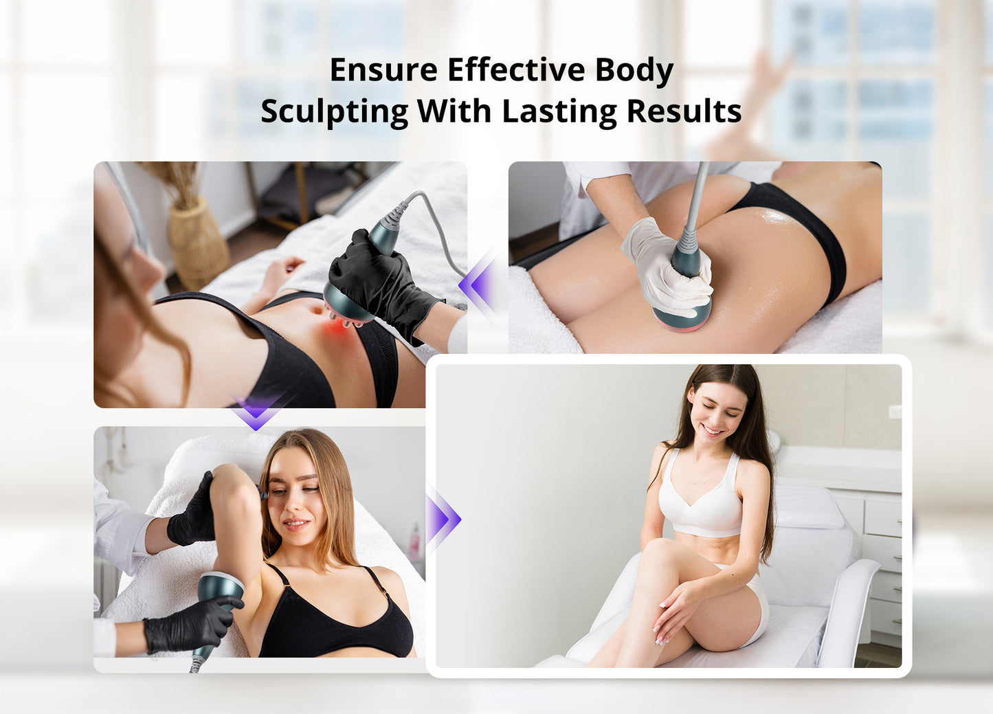 Multifuncional Estético Profesional 9 en 1 para SPA con  Cavitación 40K Avanzada, Radiofrecuencia Facial, Corporal y Ocular, Vacuum RF, LipoLaser, Martillo Frío-Calor, BIO, Fototerapia LED y Microcorriente