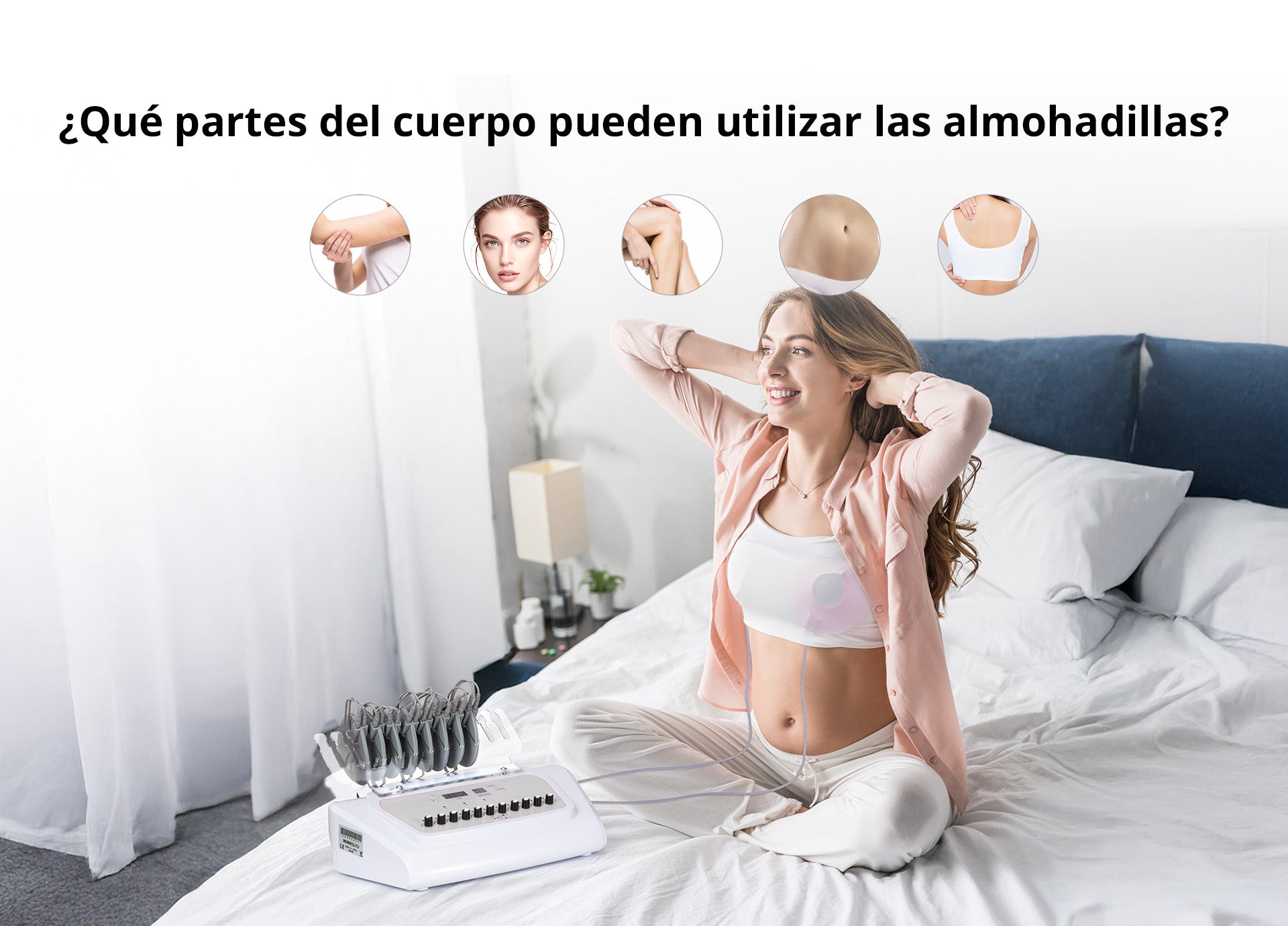 Máquina EMS Microcorriente con Vacumterapia Aumento de Busto, Glúteos, Reafirmante Facial y Corporal, Masaje Reductor y Desintoxicación
