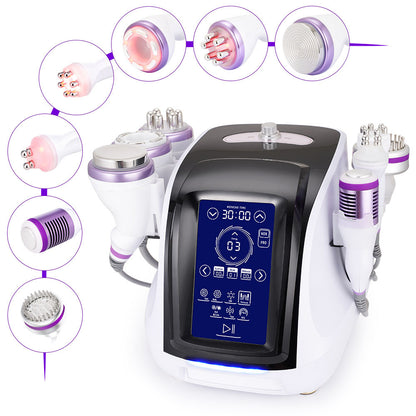 Multifuncional Estética Profesional 8 en 1 con  Cavitación Avanzada 2.5 de 40K, Radiofrecuencia RF, Vacío con LED, Lifting Facial y Corporal