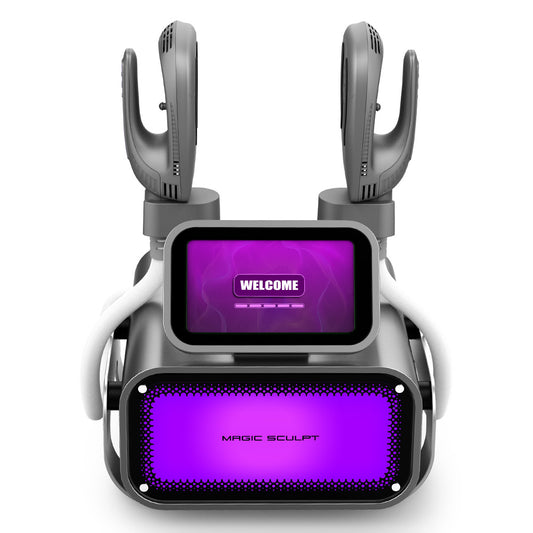 Equipo Profesional de Tonificación Muscular, Lifting Corporal y Reducción de Grasa | Tecnología EMT 6 Teslas, Gimnasia Pasiva.