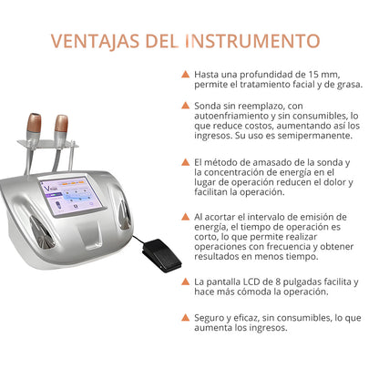 Máquina De Alta Frecuencia Facial Ultrasónica Hi Fu Tridimensional Vmax Levantamiento y Rejuvenecimiento Facial