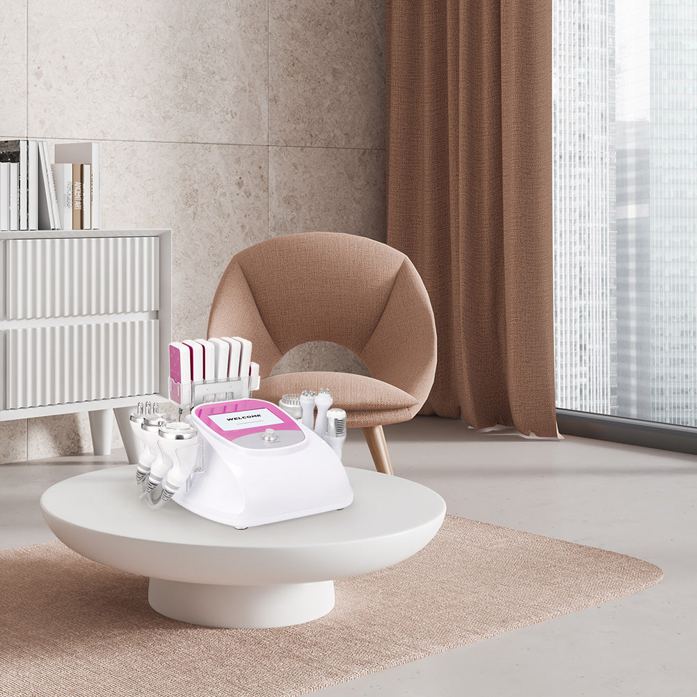 Multifuncional Radiofrecuencia Pro 9 en 1 Cavitación 40K, RF Frío/Calor, BIO+LED, Vacuum, Lipo Láser, Lifting Facial y Corporal