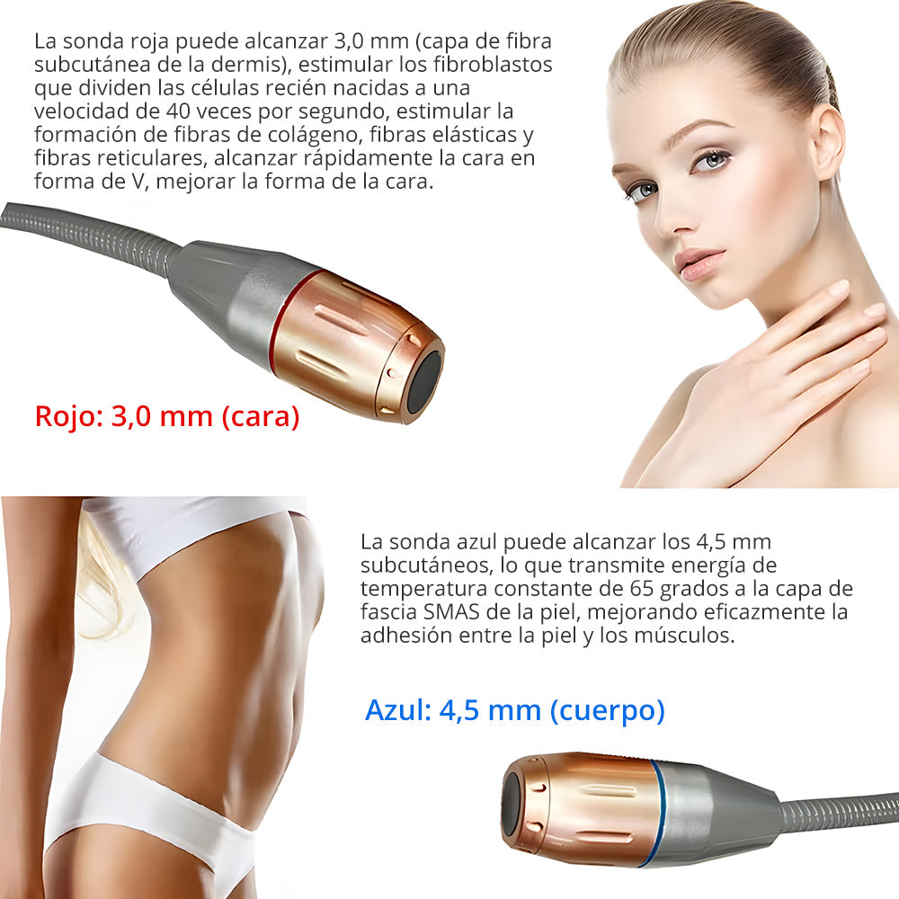 Máquina De Alta Frecuencia Facial Ultrasónica Hi Fu Tridimensional Vmax Levantamiento y Rejuvenecimiento Facial