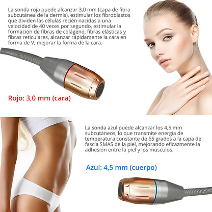 Máquina De Alta Frecuencia Facial Ultrasónica Hi Fu Tridimensional Vmax Levantamiento y Rejuvenecimiento Facial
