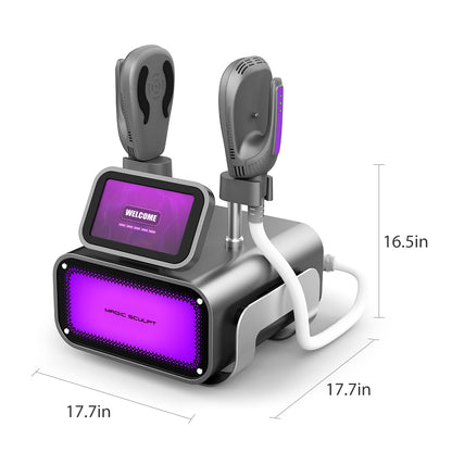 Equipo Profesional de Tonificación Muscular, Lifting Corporal y Reducción de Grasa | Tecnología EMT 6 Teslas, Gimnasia Pasiva.