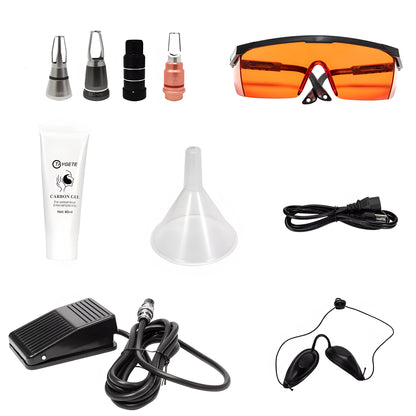 Equipo Pro Q-Switch Picoseg Yag– Eliminación de Tatuajes, Manchas, Micropigmentación, Hollywood Peeling,  Rejuvenecimiento | Alta Potencia y Resultados Rápidos 4 Cabezales