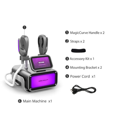 Equipo Profesional de Tonificación Muscular, Lifting Corporal y Reducción de Grasa | Tecnología EMT 6 Teslas, Gimnasia Pasiva.